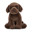 Peluche Labrador brun 18 cm Peluche Labrador brun 18 cm