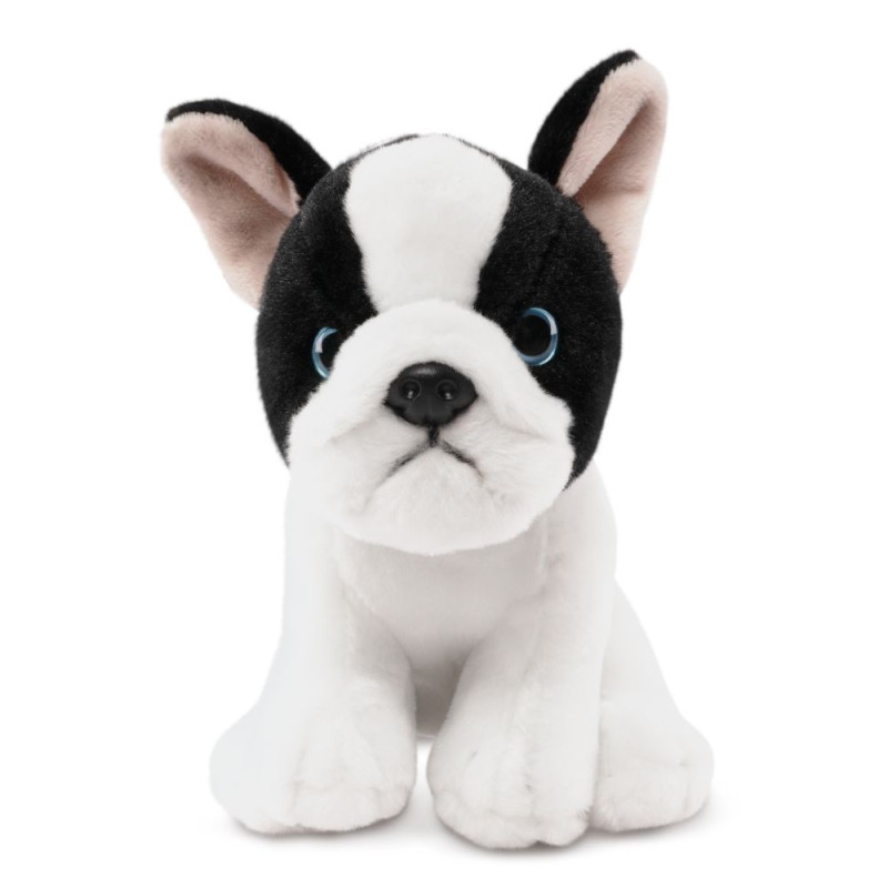 Peluche Bouledogue Français noir & blanc