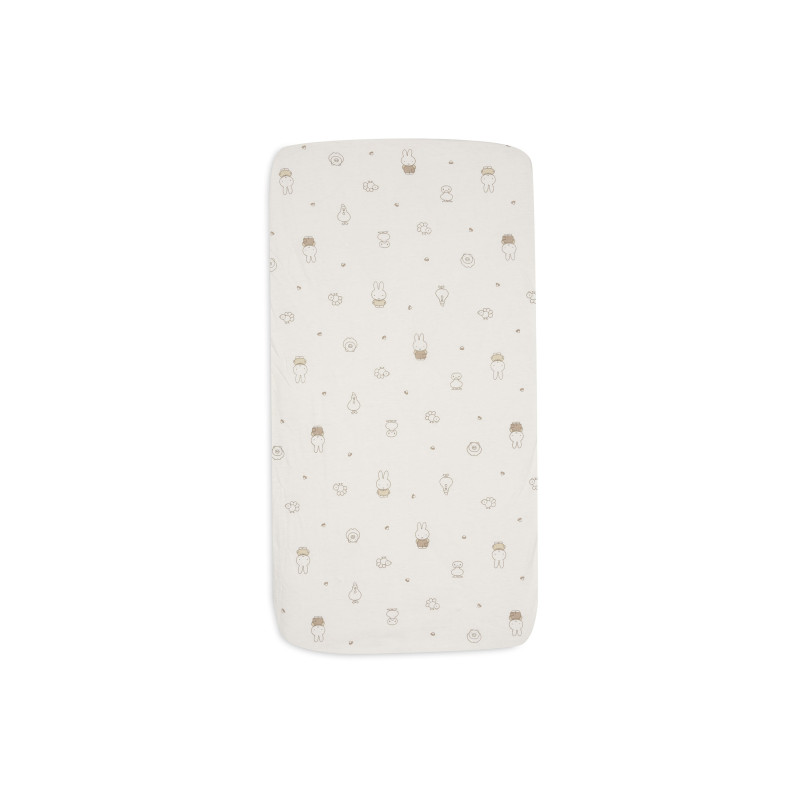 Drap-housse Jersey 60x120cm - Miffy Family Farm - Jollein