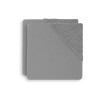 Drap-housse Jersey matelas de parc 75x95cm - Storm Grey- 2 Unités