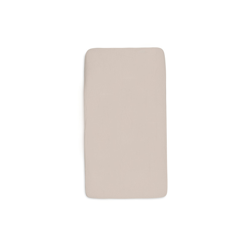 Drap-housse Jersey 60x120cm - Oatmeal/Sand - 2 Unités