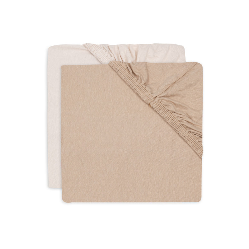 Drap-housse Jersey 60x120cm - Blush/Wild Rose - 2 Unités