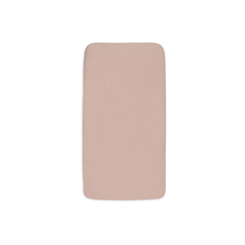 Drap-housse Jersey 70/75x140/150cm - Wild Rose/Ivory - 2 Unités