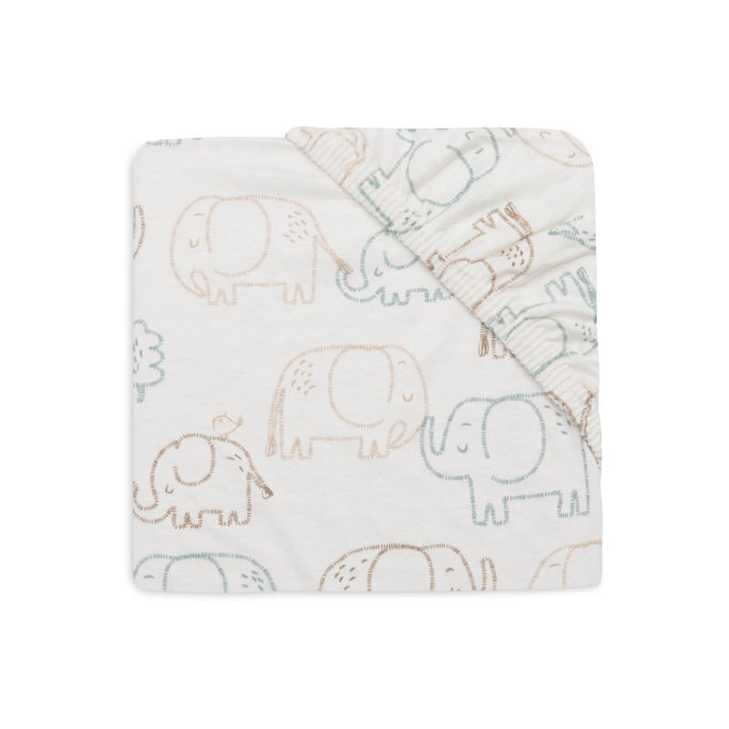 Drap-housse Jersey 40/50x80/90cm - Elephant Tales