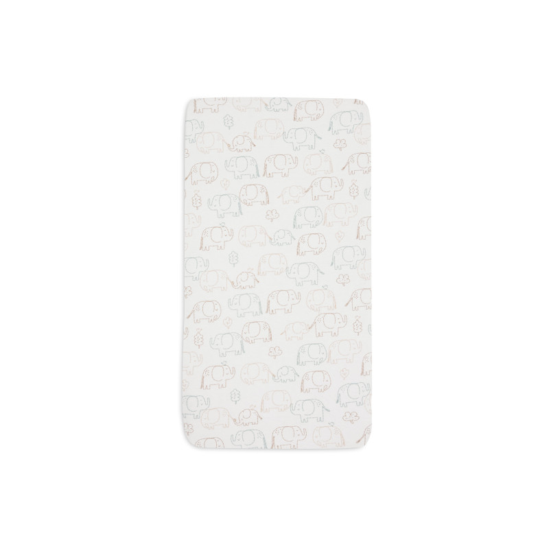 Drap-housse Jersey 60x120cm - Elephant Tales