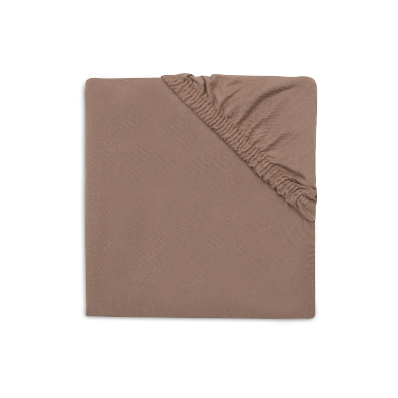 Drap-housse Jersey 60x120cm - Milky Coffee