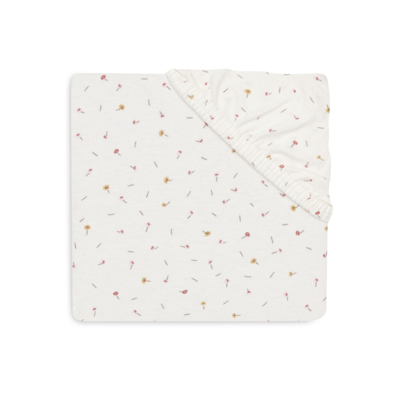 Drap-housse Jersey 60x120cm Pretty Picnic - Flower Drops
