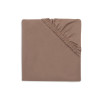 Drap-housse Jersey 70/75x140/150cm - Milky Coffee