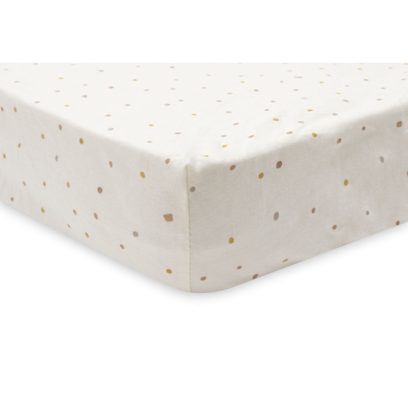 Drap-housse Jersey 70/75x140/150cm - Kangaroots & Dusty Dot