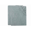 Housse matelas à langer Éponge 75x85cm Sea Green - 2 Unités