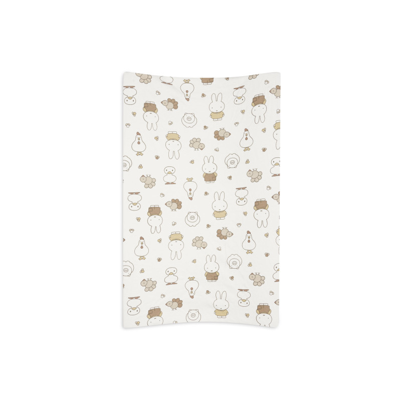 Housse Matelas à Langer Jersey 50x70cm - Miffy Family Farm
