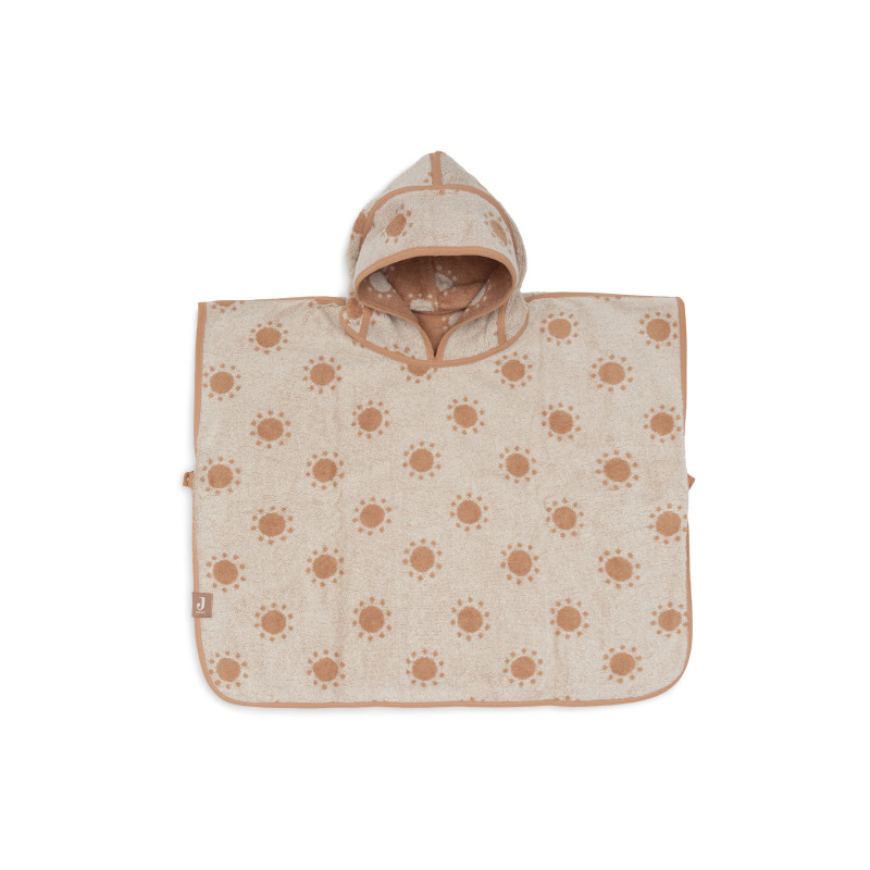 Poncho de Bain Éponge Jacquard Réversible - Sun