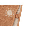Poncho de Bain Éponge Jacquard Réversible - Sun