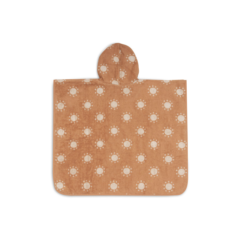 Poncho de Bain Éponge Jacquard Réversible - Sun