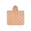 Poncho de Bain Éponge Jacquard Réversible - Flower
