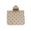 Poncho de Bain Éponge Jacquard Réversible - Teddy Bear
