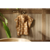 Poncho de Bain Éponge Jacquard Réversible - Teddy Bear