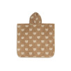 Poncho de Bain Éponge Jacquard Réversible - Teddy Bear