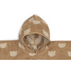 Poncho de Bain Éponge Jacquard Réversible - Teddy Bear