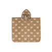 Poncho de Bain Éponge Jacquard Réversible - Teddy Bear