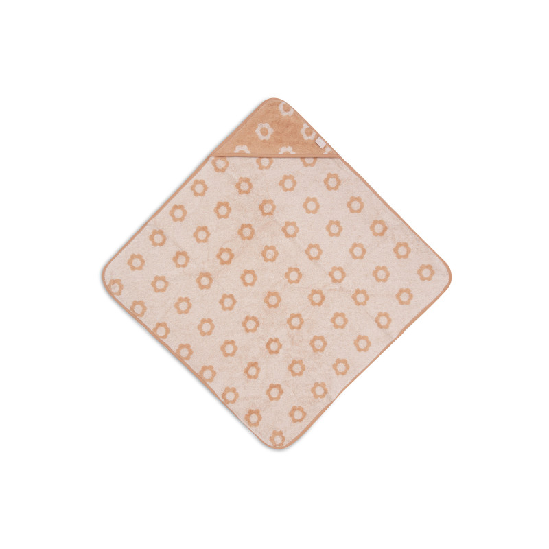 Cape de Bain Éponge 75x75cm Jacquard - Flower