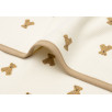 Couverture Berceau 75x100cm Little Waffle - Mini Teddy Bear
